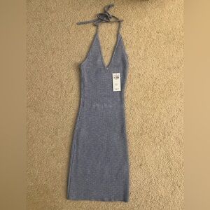 Abercrombie Ribbed Halter Mini Dress